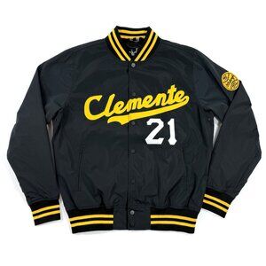 Roots Of Fight Mens Stadium Jacket Roberto Clemente Pittsburgh Pirates Sz Medium